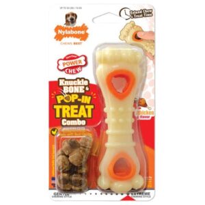 NYLA TREAT TOY MED & 6CT EDBL TREAT TOY AND TREAT.